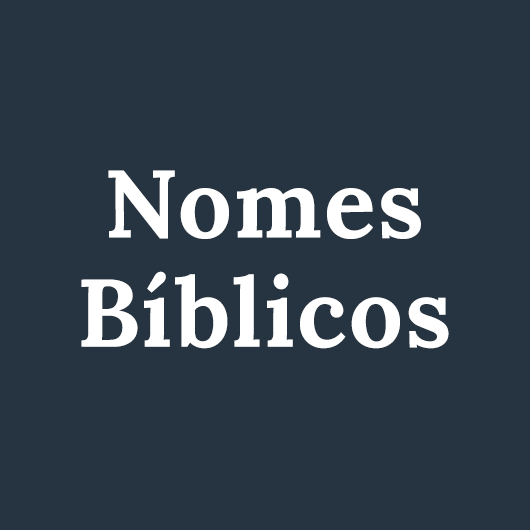 Nomes Bíblicos com a Letra M 